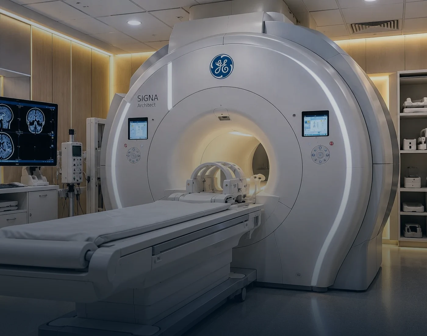 Illustrative MRI imaging equipment representing the medical sourcing case